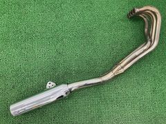 バリオスII マフラー K367 カワサキ 純正 バイク 部品 ZR250B 前期 バリオス2 BALIUS2 機能的問題なし 車検 Genuine 【中古】 27