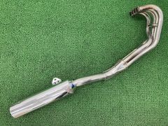 バリオスII マフラー K406 カワサキ 純正 バイク 部品 ZR250B 後期 バリオス2 BALIUS2 修復素材やカスタム素材に 【中古】 38