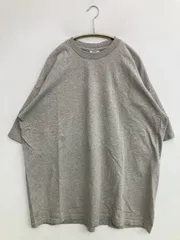 PRO CLUB Tシャツ/カットソー 2XL グレー 無地 ミドル丈 半袖 クルーネック(丸首)