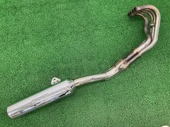 バリオスII マフラー K406 カワサキ 純正 バイク 部品 ZR250B 後期 バリオス2 BALIUS2 機能的問題なし 車検 Genuine 【中古】 2