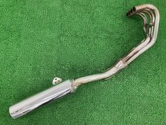 バリオスII マフラー K406 カワサキ 純正 バイク 部品 ZR250B 後期 バリオス2 BALIUS2 機能的問題なし 車検 Genuine 【中古】 29