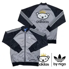 アディダス NIGOベア 회검 限定モデル ジャージ トラックトップ（起毛）