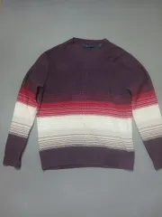 L ペリーリエルリース グラデーション Vネック ニット