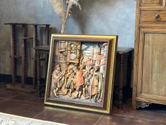 ​真作 角浩 1975年作 油彩『阪』当時3万円で版画化もされた最高傑作 ドンキ 真作 角浩 1975年作 油彩『阪』当時3万円で版画化もされた最高傑作