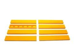 レゴ★未使用！パステルオレンジ色の１×６タイル８点セット