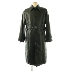 プランクプロジェクト PRANKPROJECT 25AW Vegan Leather Overlong Coat コート ロング レザー F ブラック /DO ■OS ■SH