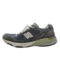 ニューバランス NEW BALANCE MR993NV スニーカー ローカット US10 カーキ ネイビー USA製 /YO6 ■AD