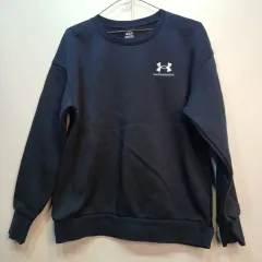 UNDER ARMOUR アンダーアーマー ネイビー スウェット Tシャツ 170号 90 95 サイズ 冬 61003