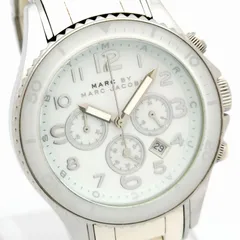 ★良品 MARC JACOBS マークジェイコブス クロノグラフ MBM2545 QZ 動作品 箱ありのサムネイル