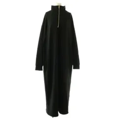 ドゥーズィエムクラス DEUXIEME CLASSE エブリデイアイライク EVERYDAY I LIKE 25AW Warm ジップ ドレス ワンピース ロング 38 ブラック /DF ■OS