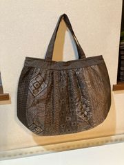 Tamasha トートバッグ リーフ刺繍 ベージュ | Mercari