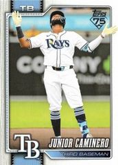 topps Junior Caminero ジュニオール・カミネロ レイズ - メルカリ