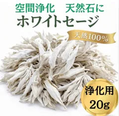 ホワイトセージ 20g 枝付き クラスター カリフォルニア産 浄化用のサムネイル