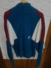 ナイキ カラーブロック ハーフジップアップ フーディー