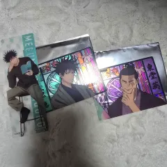 まとめ売り) 呪術廻戦 伏黒 恵 東堂 葵 じゅじゅ探訪 クリアカード しおり グッズ