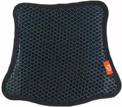 【未使用品】バイク用 シートカバー オートバイ シート クッション 3D メッシュシートカバー シートクッション アンチスリップ メッシュ素材 滑り止め 通気性 撥水 断熱 汎用品 (二重層 M(27*26cm))