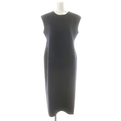 ドゥロワー Drawer FALL1 ケヌキノースリーブワンピース ウール混 36 紺 /MI ■OS ■SH