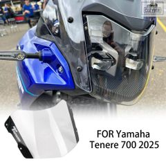 ヤマハ テネレ700 2025 ヘッドライトガード、高耐久性モーターサイクルプロテクター、オフロードアドベンチャーライディング用シールド（20