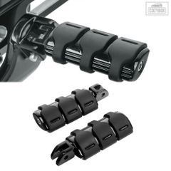 オートバイ用フロントライダーフットペグ/フットレスト ハーレー ソフテイル ファットボーイ FLHC ヘリテージクラシック 107 ストリートボ