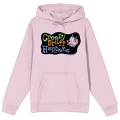 アニメキャラクター メンズ トップス Tシャツ パーカー グラフィック Licensed Character Mens Courage The Cowardly Dographic Hoodie Pink ピンク