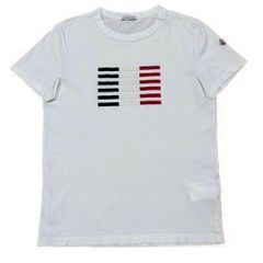 モンクレール ワッペン トリコライン ホワイト Tシャツ 国内正規品 