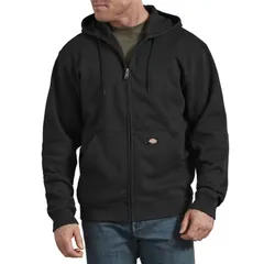 ディッキーズ レディース アウター ジャケット・ブルゾン フリース パーカー Mens Dickies Fleece ZipFront Hoodie Black ブラックのサムネイル