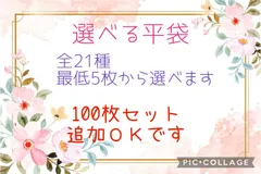 選べる平袋100枚セット