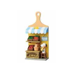 リーメント食玩 ピーナッツ SNOOPY ミニチュア ボード フィギュア No.5 マーケット