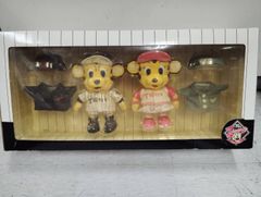 【未使用】阪神タイガース　トラッキー ラッキー　ぬいぐるみパペット 未使用】希少 阪神タイガース トラッキー ラッキー ぬいぐるみ