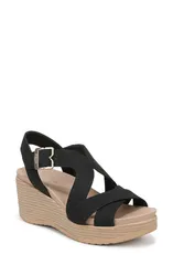 ドクター・ショール レディース シューズ ヒール サンダル Dr Scholls Cali Beach Slingback Platfrom Wedge Sandal Black ブラックのサムネイル