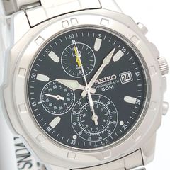 セイコー海外モデル クォーツ クロノグラフ 稼働品 SND411 電池新品済