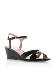 スチュアート ワイツマン レディース シューズ サンダル Stuart Weitzman Womens Dayna Demi Wedge Sandals Black ブラック