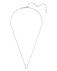 スワロフスキー レディース アクセサリー ネックレス・チョーカー・ペンダントトップ レース Swarovski Stilla Octagon Crystal Pendant Necklace in Rhodium Plated 15751775 Silver