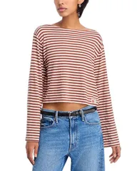 マザー レディース トップス Tシャツ MOTHER The Skipper Bell Tee From The Ground Upのサムネイル