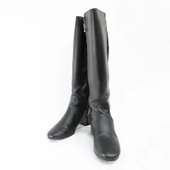 コーチ COACH ブーツ ロングブーツ サイドジップ レザー FG4190 ブラック 黒 24