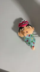 クレヨンしんちゃん パジャマ ワニヤマ ぬいぐるみ キーホルダー