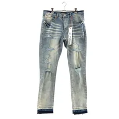 【中古美品】PURPLE BRAND パープルブランド DAMAGE DENIM PANTS P001 ダメージデニムパンツ ボトムス【152-260329-hn-07-fur】