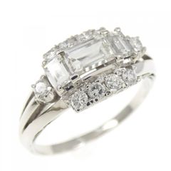美品】プラチナ Pt850 天然ダイヤモンド リング 0.40ct(gr06) - メルカリ