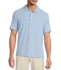 トッミーバハマ メンズ トップス シャツ ポロシャツ Tommy Bahama IslandZone Bahama Coast Scala Stripe Short Sleeve Polo Shirt Steel Blue ブルー