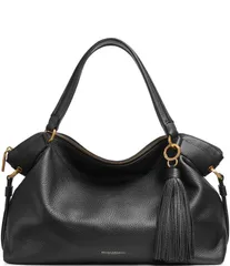ダナキャラン レディース バッグ ハンドバッグ Donna Karan Glenwood Satchel Bag BlackGold ブラック