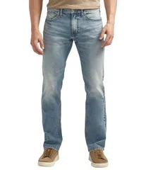 シルバー ジーンズ メンズ ボトムス デニムパンツ ストレート Silver Jeans Co Allan Straight Leg Medium Indigo Wash Jeans Indigo インディゴ