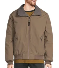 エルエルビーン メンズ アウター ジャケット・ブルゾン フリース ジャケット LLBean FleeceLined Insulated WarmUp Jacket Taupe Brown ブラウン
