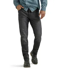 ラングラー メンズ ボトムス デニムパンツ デニム ジーンズ WranglerR Athletic Fit Tapered Leg Denim Jeans Black Wash ブラック