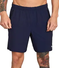 ルーカ メンズ ボトムス ハーフパンツ・ショーツ ショートパンツ RVCA Yogger Performance Stretch 17 Outseam Solid Walk Shorts Midnigのサムネイル