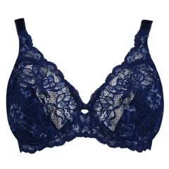 トリンプ レディース アンダーウェア ブラジャー Triumph Amourette char wired bra Navy ネイビー