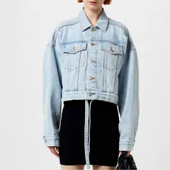 アレキサンダーワン レディース アウター ジャケット・ブルゾン ALEXANDER WANG Wang Trucker Jckt Ld42 Bleachのサムネイル