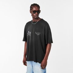 リプレゼント メンズ トップス Tシャツ Represent Mens Oversized TShirt Design Aged Black ブラック