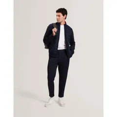 テッドベーカー メンズ アウター ジャケット・ブルゾン キルティング Ted Baker Mens Long Sleeve Quilted Hybrid Jacket Navy ネイビーのサムネイル