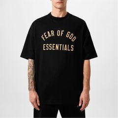 新品・未使用ESSENTIALS ブラック Tシャツ ショートパンツ セット
