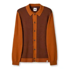 プレティグリーン メンズ トップス シャツ ニット Pretty Green PG Roxy Knit Shirt Sn44 Orange オレンジのサムネイル